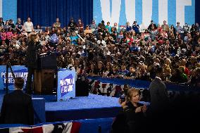 Kamala Harris holds get out the vote rally in Harrisburg, PA