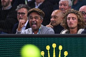 Rolex Paris Masters - Yannick Noah In The Stands