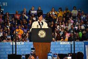 Campaign Rally In West Allis Wisconsin With Kamala Harris And Cardi B