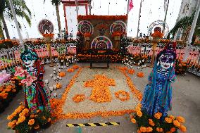 Traditional Ofrendas In Cuetzalan, Puebla