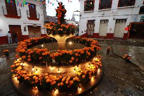 Traditional Ofrendas In Cuetzalan, Puebla