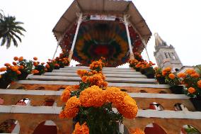 Traditional Ofrendas In Cuetzalan, Puebla