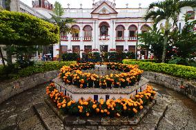 Traditional Ofrendas In Cuetzalan, Puebla