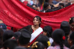 Nepali Ethnic Newa: Community Marks “Nepal Sambat- Newa: New Year” In Kathmandu