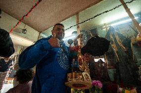 Devotees Gives Tribute Of Santa Muerte