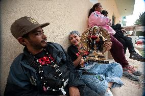 Devotees Gives Tribute Of Santa Muerte