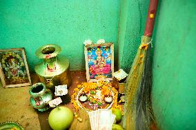 Laxmi Puja Celebrated In Nepal