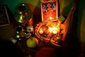 Laxmi Puja Celebrated In Nepal