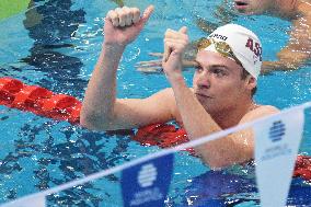 Leon Marchand Breaks Ryan Lochte World Record - Singapore