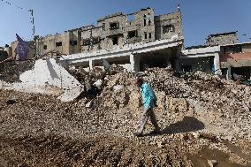 Israeli Army Demolishes UNRWA Office - West Bank