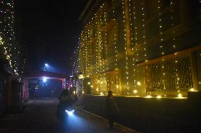 People Are Celebrating Diwali Festival In Kolkata, India