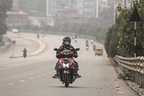 Pollution Level Increases In Kathmandu, Nepal.