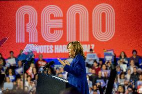 Kamala Harris Campaigns In Reno - Nevada