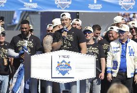 Baseball: Dodgers' World Series championship celebration