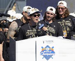 Baseball: Dodgers' World Series championship celebration