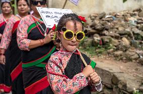 Newa Community Celebrates Nepal Sambat In Kathmandu, Nepal.