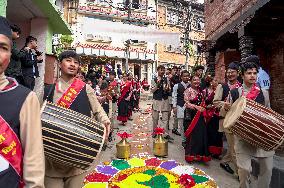 Newa Community Celebrates Nepal Sambat In Kathmandu, Nepal.