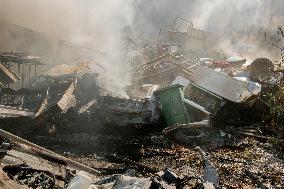 Aftermath Of Airstrikes In The Kafaat Neighborhood - Beirut