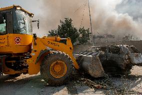 Aftermath Of Airstrikes In The Kafaat Neighborhood - Beirut