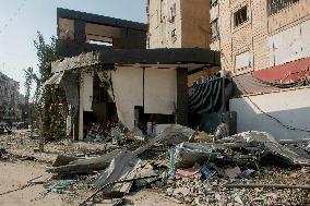 Aftermath Of Airstrikes In The Kafaat Neighborhood - Beirut