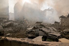 Aftermath Of Airstrikes In The Kafaat Neighborhood - Beirut