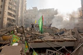 Aftermath Of Airstrikes In The Kafaat Neighborhood - Beirut