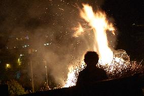 ''Fucacoste'' Festival In Orsara Di Puglia