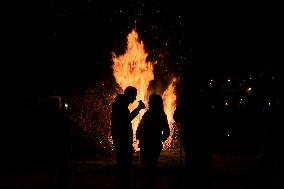 ''Fucacoste'' Festival In Orsara Di Puglia