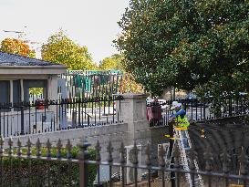 New Fences Installed At White House Complex