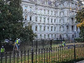 New Fences Installed At White House Complex