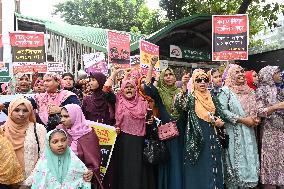 Protest Demanding The Dissolution Of The Interim Government In Dhaka.