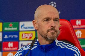 Press Conference By Ajax FC  Coach Erik Ten Hag Prior Their UCL Game Againist Benfica.