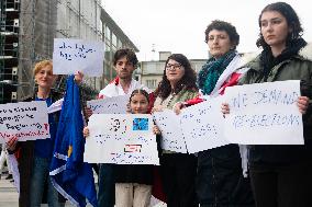 Protest Demanding For New Georgian Election In Cologne