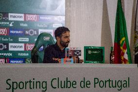 Ruben Amorim Head Coach Of The Sporting Club De Portugal Holds A Press Conference