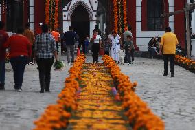 People Visit Cemeteries For Dia De Muertos In Cuetzalan