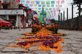 People Visit Cemeteries For Dia De Muertos In Cuetzalan