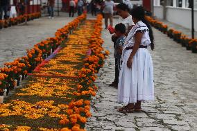 People Visit Cemeteries For Dia De Muertos In Cuetzalan