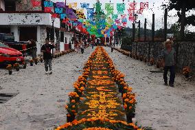 People Visit Cemeteries For Dia De Muertos In Cuetzalan