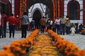 People Visit Cemeteries For Dia De Muertos In Cuetzalan