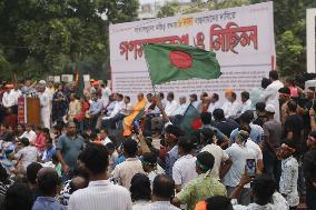 Minority People Protest In Bangladesh