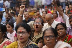 Minority People Protest In Bangladesh