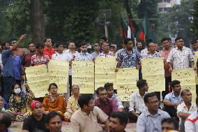 Minority People Protest In Bangladesh