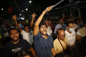 Minority People Protest In Bangladesh