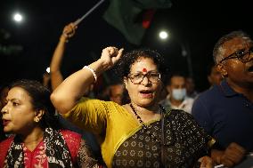 Minority People Protest In Bangladesh