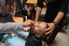 Delayed Polio Vaccinations Resume - Gaza