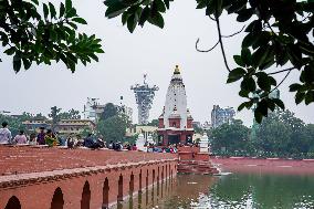 Celebrating Bhaitika Festival In Kathmandu, Nepal.