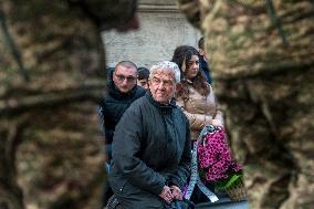 Funeral Ceremony For Vasyl Mykytyshyn And Yuriy Pronyuk In Lviv, Ukraine