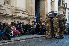 Funeral Ceremony For Vasyl Mykytyshyn And Yuriy Pronyuk In Lviv, Ukraine