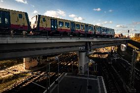 Ostkreuz Train Station in Berlin