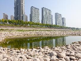 Low Water in The Yangtze River